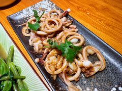 蒜蓉炒鱿鱼-我的甜·泰国餐厅