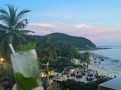 -日落吧·海景咖啡厅·餐酒吧·鸡尾酒·下午茶·乐队表演·浪漫夕阳·三亚文华东方酒店