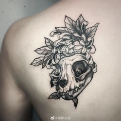blackwork-黑旗纹身