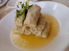 鸡汁荠菜百叶包-玫瑰厅上海菜(兴国路店)