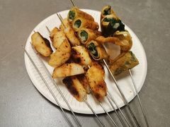 干豆腐卷香菜-丰茂烤串(六里桥店)