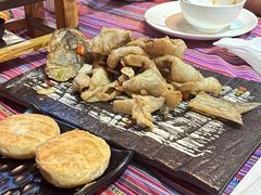 双菌炝鲈鱼-香巴拉云南餐厅(华莱坞店)