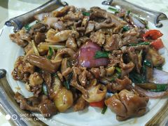 姜葱炒猪杂-标记美食新鲜猪杂(兴南大道店)
