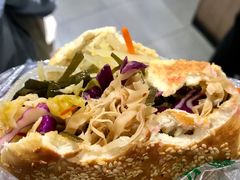 鸡蛋菜夹馍-三兄弟高炉烧饼