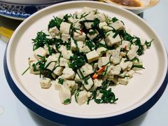 沙葱拌豆腐-宁夏国强手抓羊肉·清真菜(未央路凤三店)