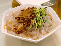 肉丝拉皮-九花山烤鸭店