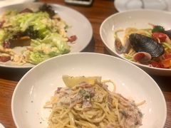 黑松露奶油蘑菇培根意面-麦田工坊(月湖店)