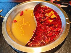 牛骨清汤麻辣鸳鸯锅-西川霸牛·和牛麻辣火锅(长宁来福士店)