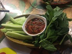 野菜拼盘-纳兰傣雀傣味餐厅