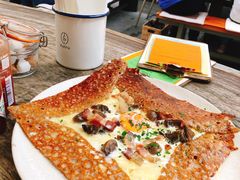 鸡蛋蘑菇熏肉荞麦可丽饼-RAC BAR(安福路店)