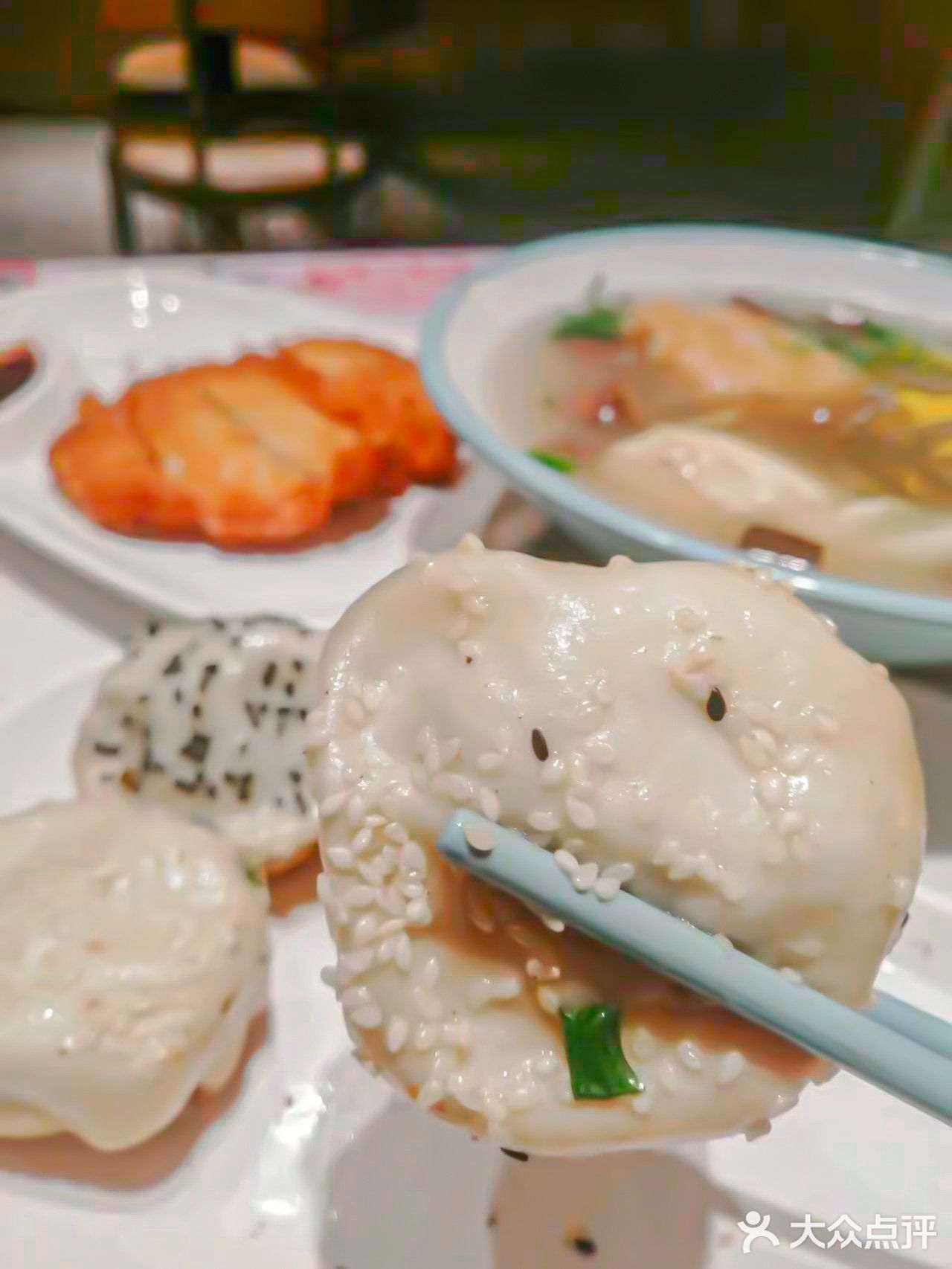 生煎天花板｜美味的荠菜生煎🌱吃起来