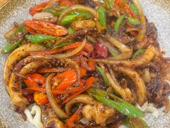 香辣鱿鱼拌面-醉牛腩·面小馆