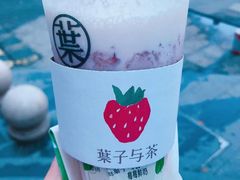 莓莓鲜奶-叶子与茶(苏宁广场店)