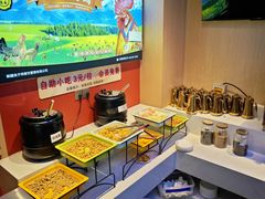 自助小吃水果台-五谷虫子鸡(医学院店)