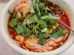 冒脑花-成都你六姐·牛肉冒菜·麻辣香锅(长泰广场店)