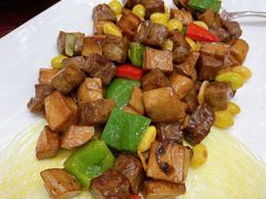 杏鲍菇牛肉粒-祥源坊海鲜酒楼(小榄店)