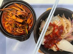 鱿鱼泡菜拌饭-北大家园食堂