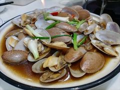 姜葱炒油蛤-鑫悦楼煎蟹·16年海鲜大排档