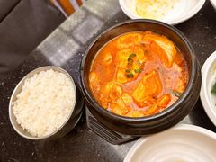 辣豆腐汤-本家·添百客韩国料理(泰然店)