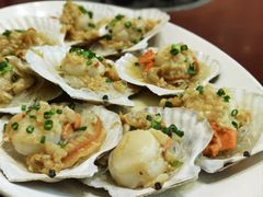 蒜蓉粉丝蒸扇贝-国家五钻酒家·西樵旺阁渔村(西樵店)