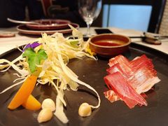 三年金钱火腿配大理手撕乳扇-泓0871臻选云南菜·味庄