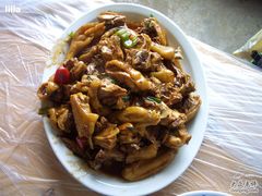 黄焖土鸡-老根农家饭店