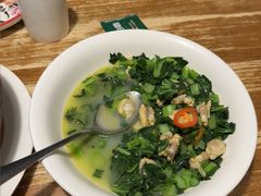 白灼菌菇菜心-新白鹿餐厅(龙游路总店·杭帮菜名店)