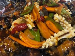 铁板海鲜茄子-大红袍川菜馆(总店)