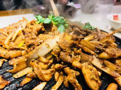 老北京炙子烤肉筋-京门老爆三·铜锅涮肉 爆肚(望京店)