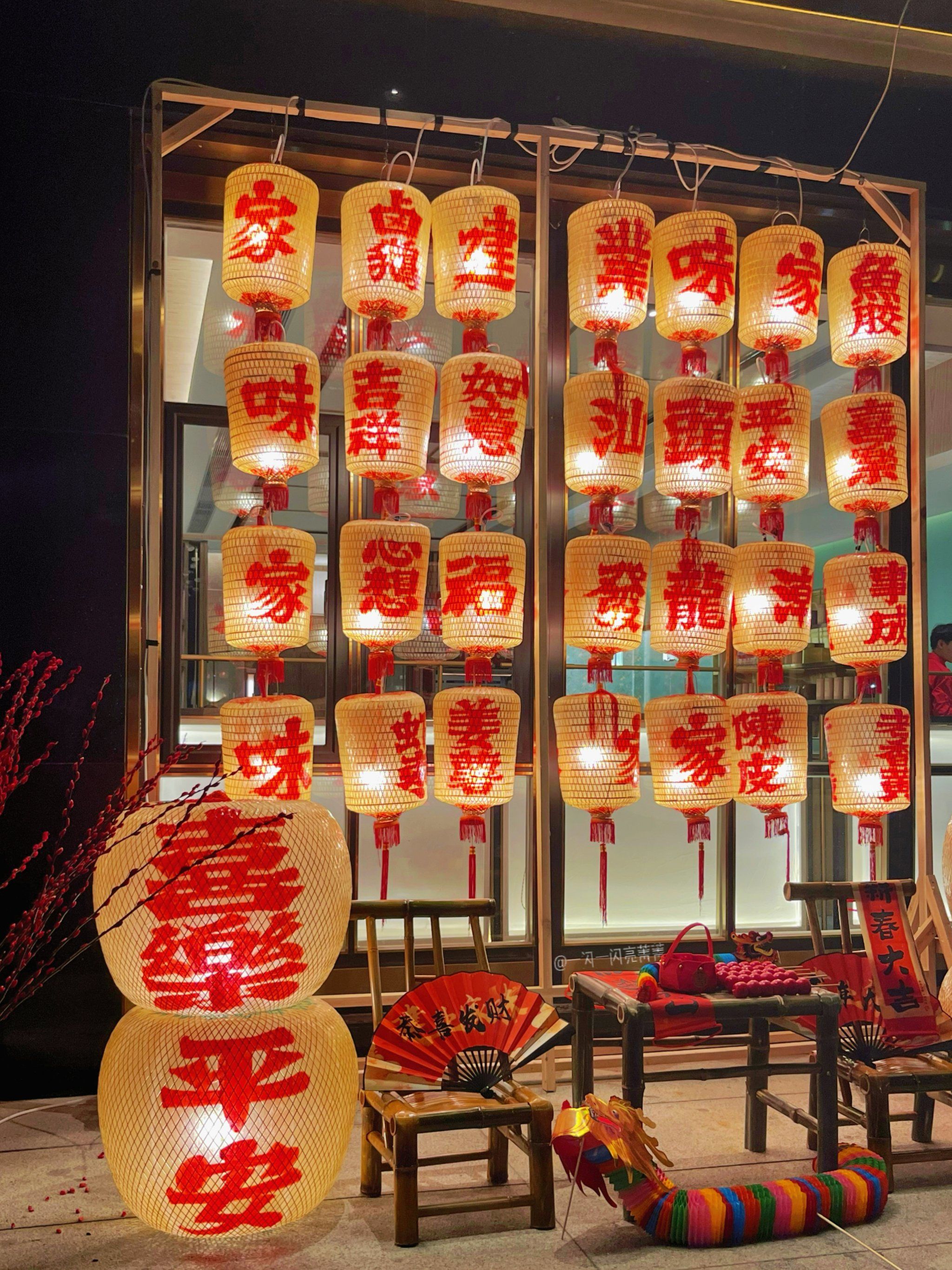 vocal‼️汕头这个灯笼墙年味满满‼️