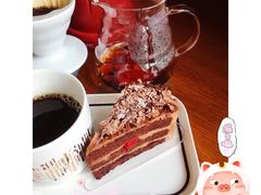 黑森林蛋糕配手冲咖啡-MAKY米旗(理工大学店)