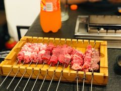 羊肉串-長壹旋转烤吧 农家鸡火锅