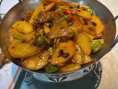 干锅土豆片-安徽土菜馆