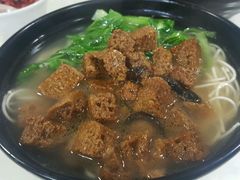 香菇烤麸素面-凯丽上海阳春面馆(德仁里店)