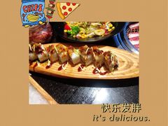 招牌蒲烧鳗鱼卷-韩烧牛中牛·甄选黑牛烤肉(黑金店)