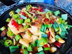 干锅带皮牛肉-张关合渣(航空大道店)