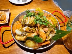 手抓海鲜黄咖喱味-仓库南洋海鲜小排档(柳河路店)