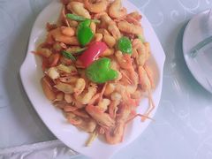 爆炒野生河虾-香乡美食府特色肥西老母鸡(三河古镇店)