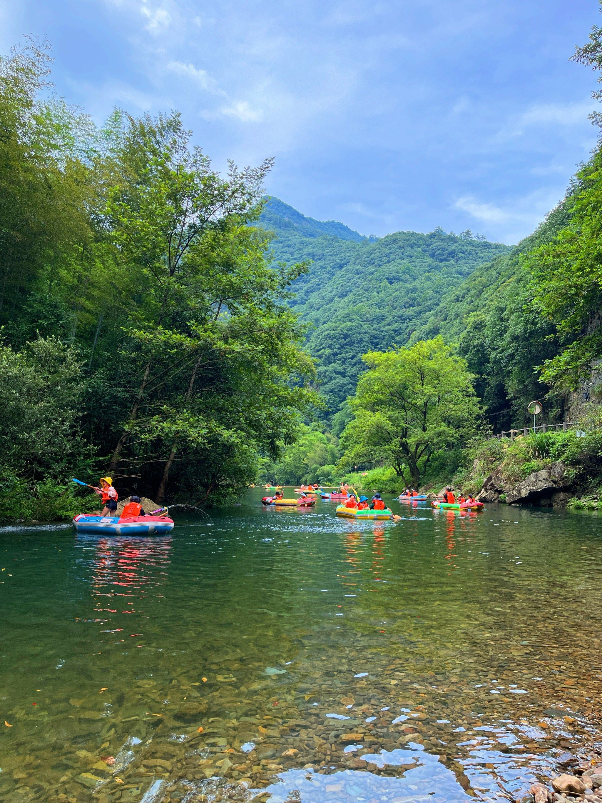 泾县水墨汀溪漂流
