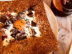 鸡蛋蘑菇熏肉荞麦可丽饼-RAC BAR(安福路店)