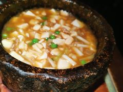 石锅鸡汤豆腐-绿茶餐厅(光谷世界城步行街店)