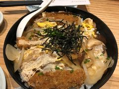 猪排滑蛋饭-初居食屋日式料理(万象城购物中心店)