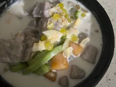 芋圆椰汁香芋斑斓冻-江记甜品(桃园店)