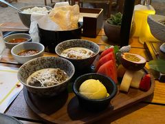 餐后甜品-三亚艾迪逊酒店·海滩烧烤 BARBACOA·现场乐队·浪漫晚餐·烧烤海鲜