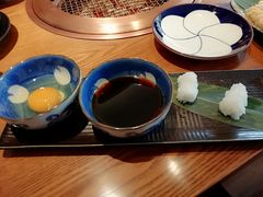 精品肉三拼的配料-炎蔵牛舌烤肉