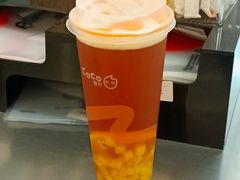 黄桃百香红茶-CoCo都可(新太阳宫店)
