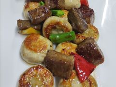 香煎口蘑牛肉-新加坡泰国村酒楼(五角场店)