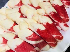 冻牛胸口-草原饭店火锅