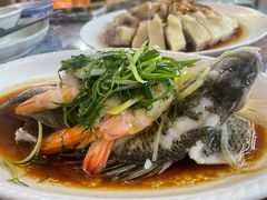 鲜虾蒸黄脚立-阿殳菜馆·私厨(水围村店)