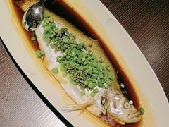 鲜露杭椒蒸江白条-江礼·钱塘鱼鲜·精致萧山菜